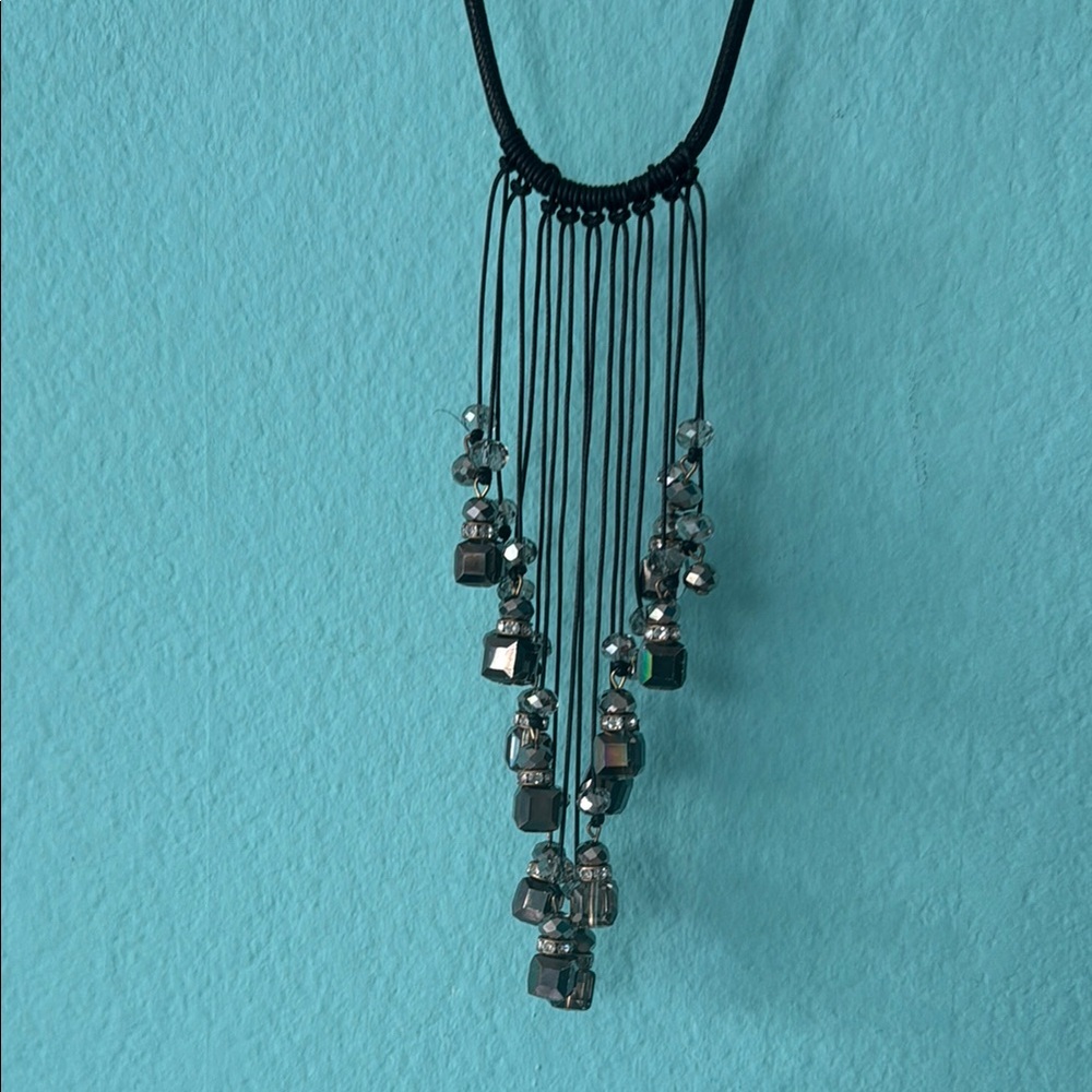 Crystal Beaded Necklace.